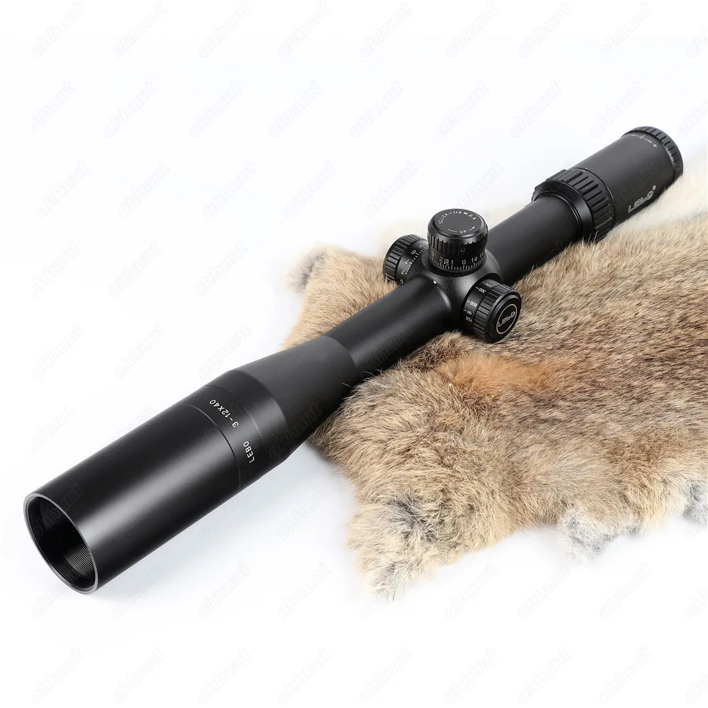 LEBO BJ 3-12X40 SFY первый фокальный самолет винтовки прицелы боковой Параллакс стекло гравированное Сетка Охота Тактический стрельба прицел