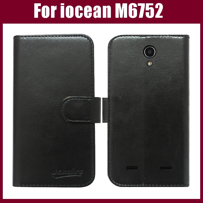 

Кожаный чехол-книжка iOcean M6752, новый чехол-кошелек для iOcean M6752, телефона чехол с держателем карты, 6 цветов в наличии