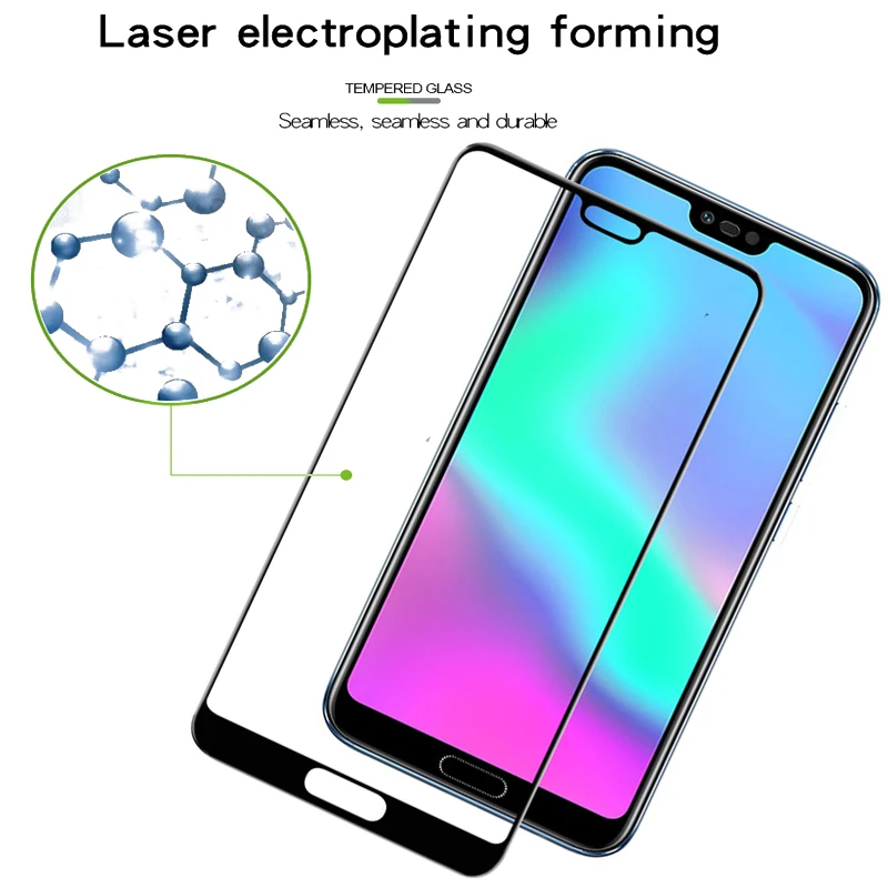 3D стекло для Huawei Honor 10 Lite HD прозрачное защитное закаленное на honer 8 9 8X 8C X C lite