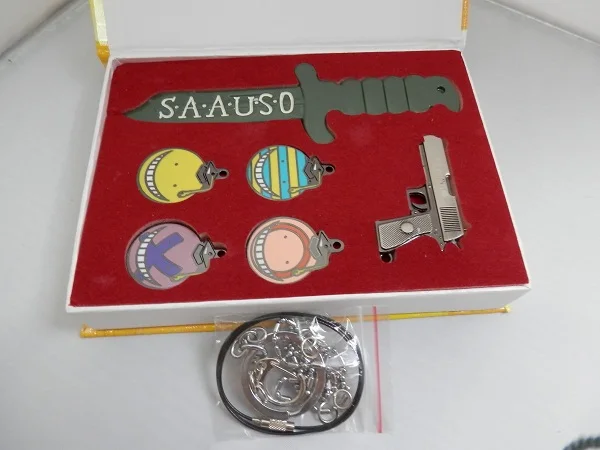 Оптовая и розничная продажа новых Ansatsu Kyoushitsu аниме брелок для ключей Korosensei