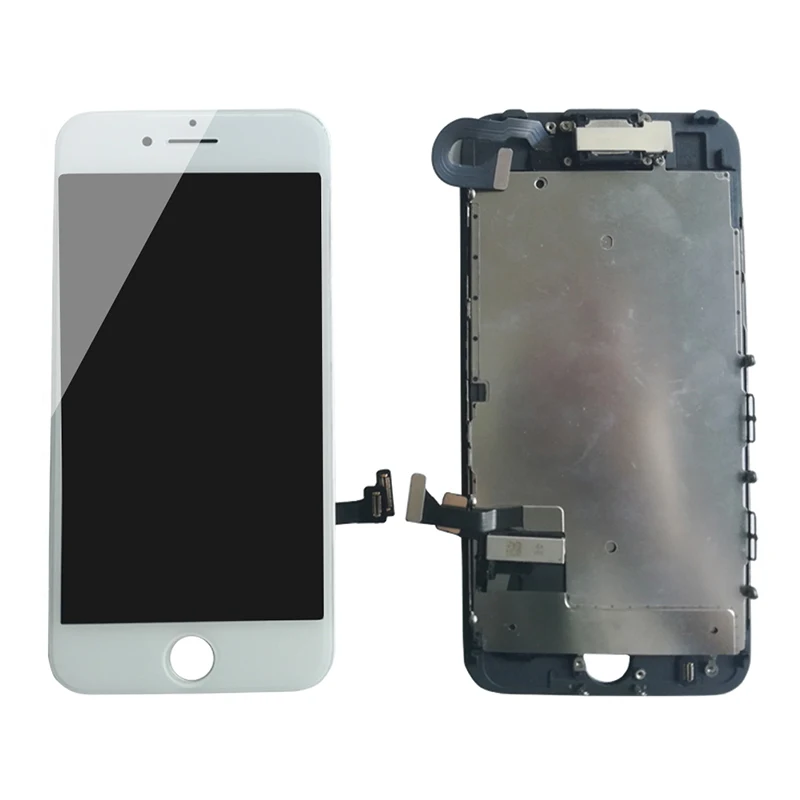 10 шт. Оригинальный сенсорный ЖК дисплей для iPhone 7 дигитайзер + фронтальная камера