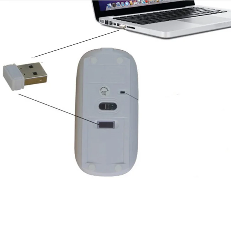 Мышь Bluetooth мышь супер тонкий air для портативных ПК настольный компьютер 2 4 dpi USB