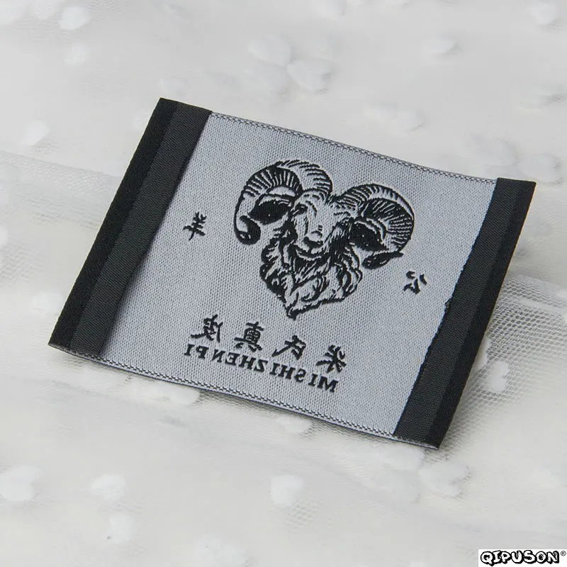 DH059 логотип на заказ брендовые тканые этикетки для одежды одежды|Этикетки одежды|