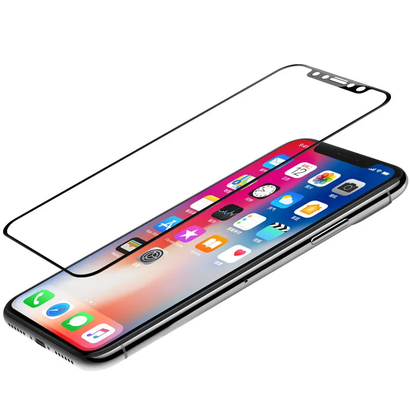 Для iPhone xs Max стекло для iPhone xs стекло протектор экрана Mofi для iPhone XR передняя защита для iPX закаленное стекло Жесткий черный
