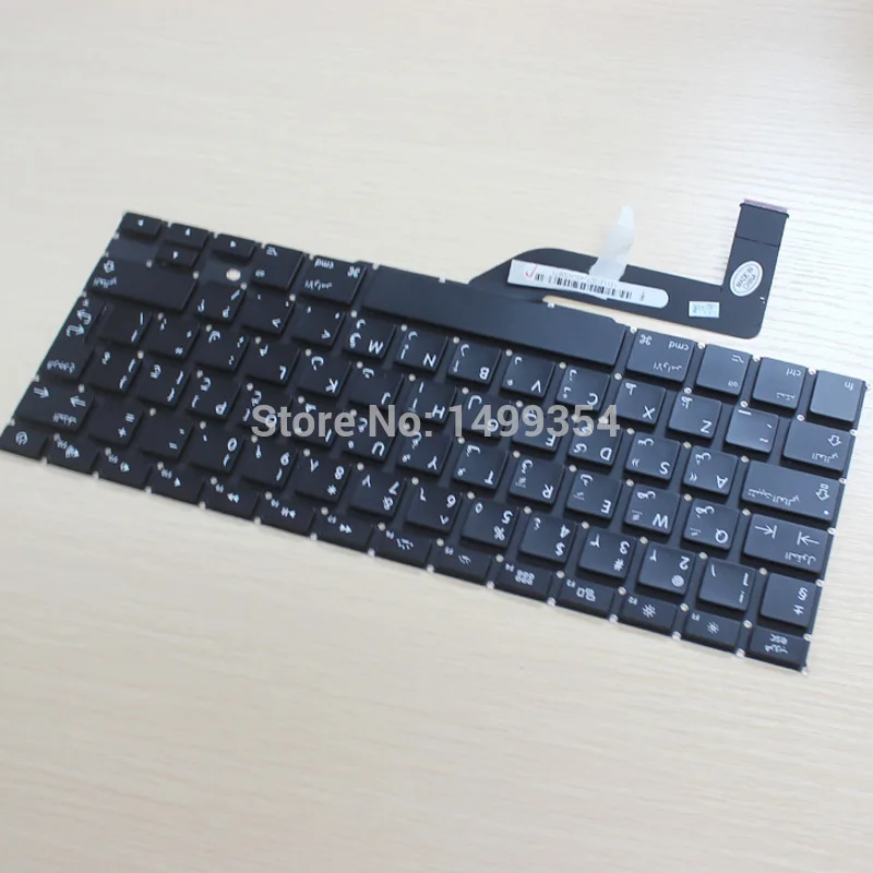 5 шт./лот оригинальный новый для Macbook Pro Retina 15 &quotA1398 арабский AR Клавиатура|a1398