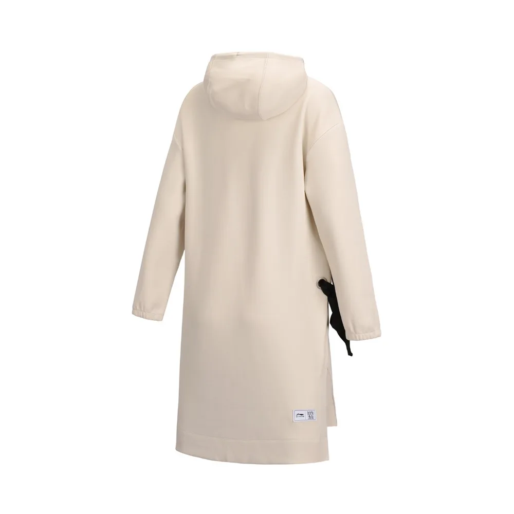 Li Ning женское Спортивное платье свободного покроя 63% хлопок 37% полиэстер подкладка