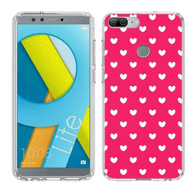 Милый мягкий с рисунком из ТПУ чехол в горошек для Huawei Honor 8X MAX 8 9 10 lite 7 7X 6X V9 Play V20
