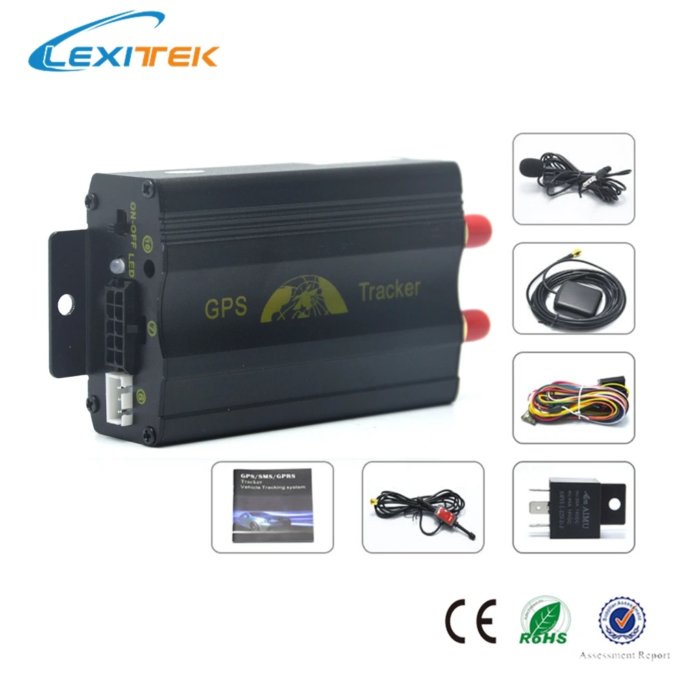 Автомобильная система GPS трекера GPS/GSM/GPRS автомобильная стандартная модель TK103 без