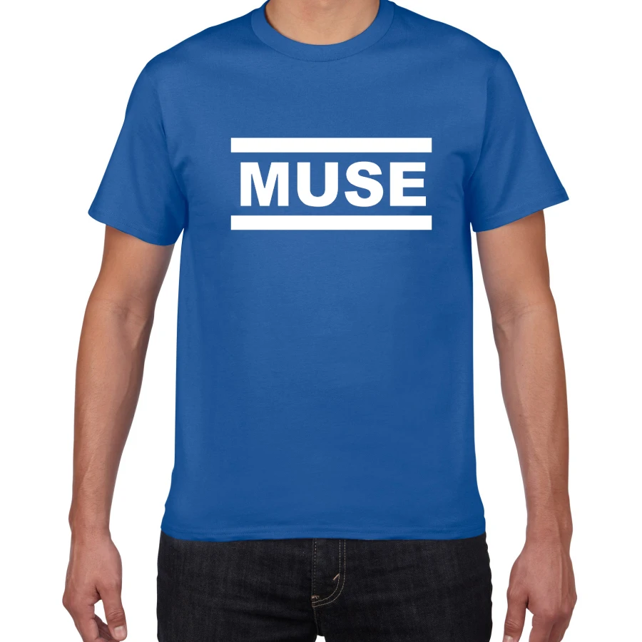 Новинка, футболки Muse, мужские уличные футболки, мужские летние футболки из хлопка, топы, рок-группа, футболки, мужская одежда