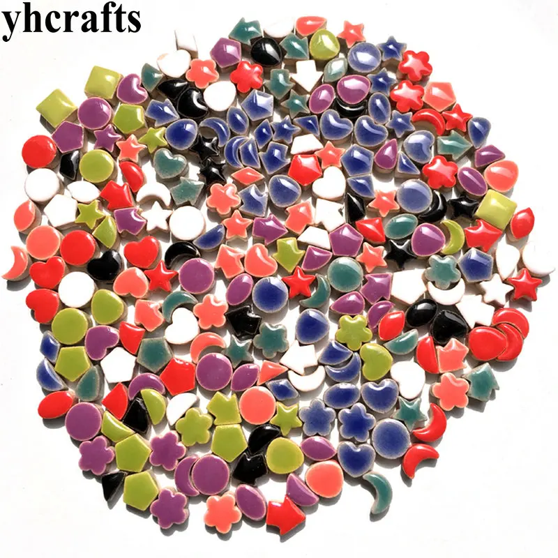 475 шт. (250 грамм)/партия, смешанный 16 дизайн 1 см керамическая мозаика свободной формы мраморная мозаика ремесленный материал мозаика для детского сада игрушки для взрослых