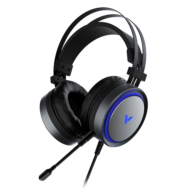 Rapoo VH530 игровая гарнитура с подсветкой проводной микрофон наушники головные