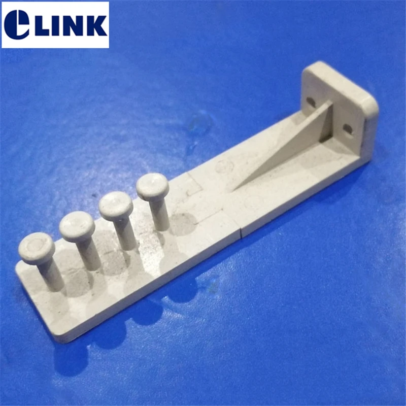 50pcs 4port cable Manager plastic white color ABS cable management toothbrush Type best price top quality factory sales ELINK