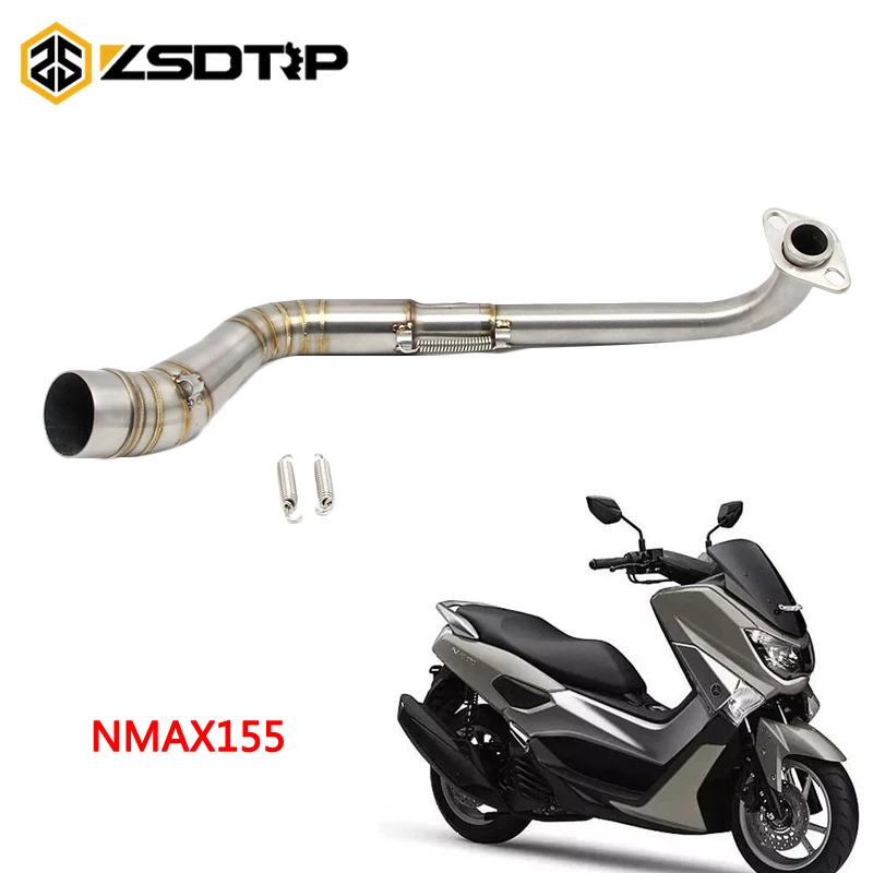 ZSDTRP для YAMAHA NMAX 155 выхлопная труба из нержавеющей стали мотоцикла самокат Передняя