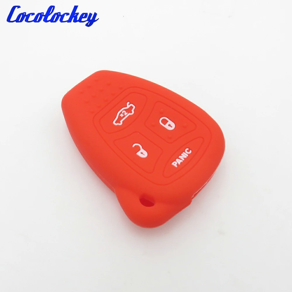 Cocolockey силиконовый чехол для автомобильного ключа Chrysler 300 Aspen Dodge Dakota Durango Jeep Grand