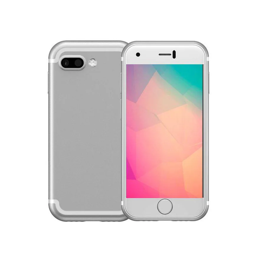 Silver with Case SOYES 7S Супер Мини смартфон Android Мобильные телефоны четырехъядерный 1 Гб+ 8 Гб 5,0 МП Две sim-карты PK XS Melorse K15 S9 Plus - Цвет: Silver with Case