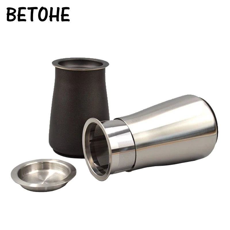 BETOHE 1 шт. сито для кофейного порошка из нержавеющей стали сито для муки фильтр чашка Пылезащитная кофемолка аксессуар для бариста