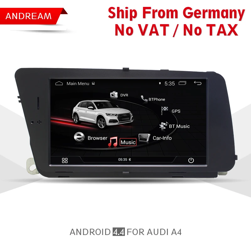 Android Car Multimedia Player For AUDI A4 (2008-2016 B8) Bluetooth Gps Navigation Wifi 7&quot Display Screen EW980A1 | Автомобили и
