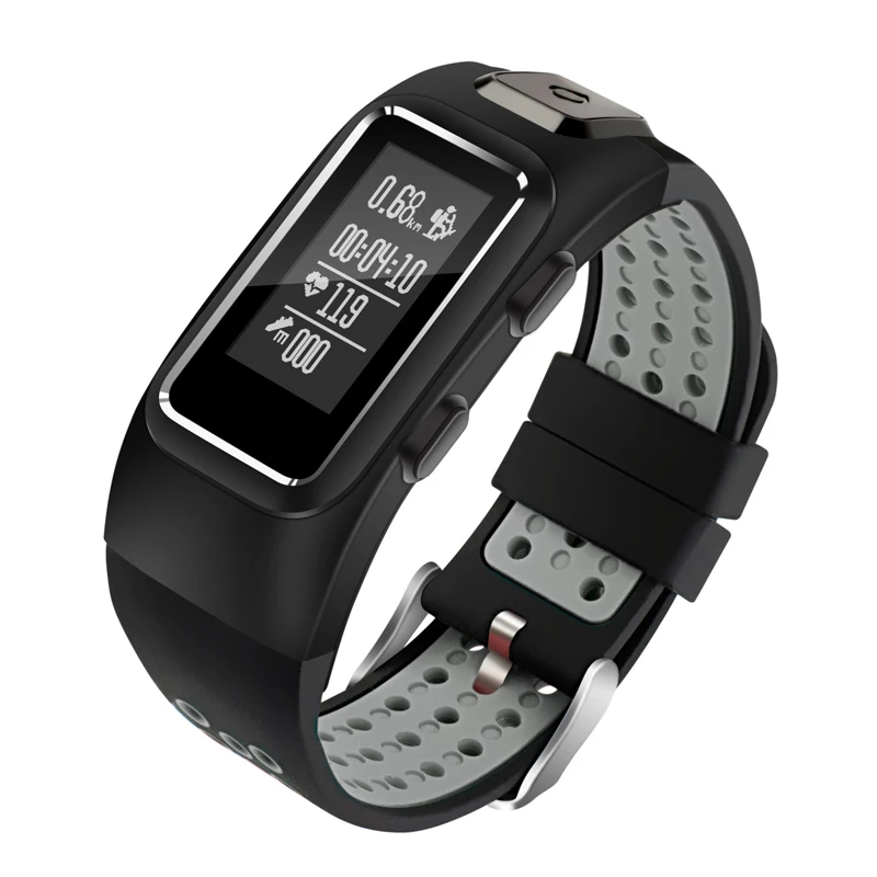 2018 Популярные 0 96 дюймов OLED большой экран GPS спортивный смарт браслет Bluetooth