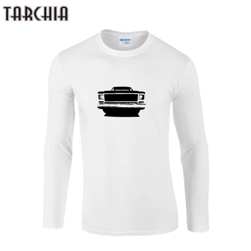 

TARCHIA, 2021 г., Новое поступление, размера плюс Homme, C10, Модный пуловер с автомобилем, Мужская футболка, футболка, 100% хлопок, Мужская футболка с дли...