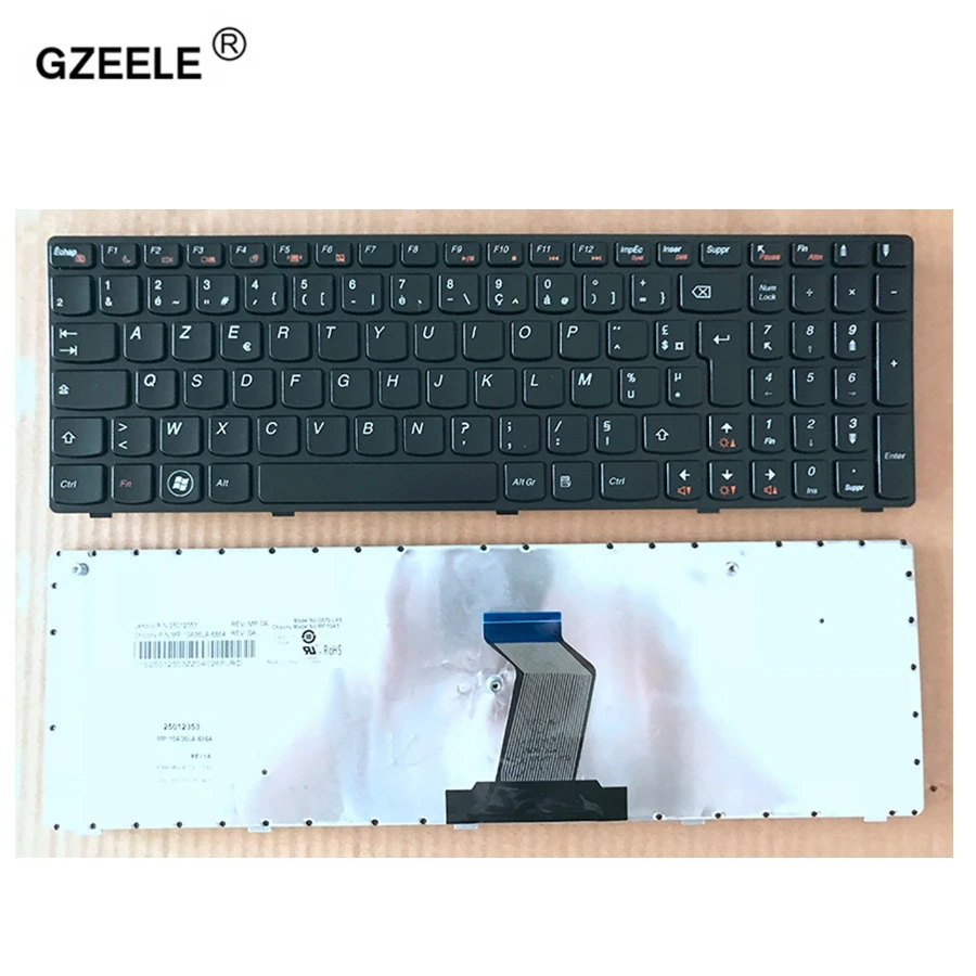 

GZEELE French FOR LENOVO G575 G570 Z560 Z560A Z560G Z565 G570AH G570G G575AC G575AL G575GL G575GX G780 G770 FR keyboard AZERTY