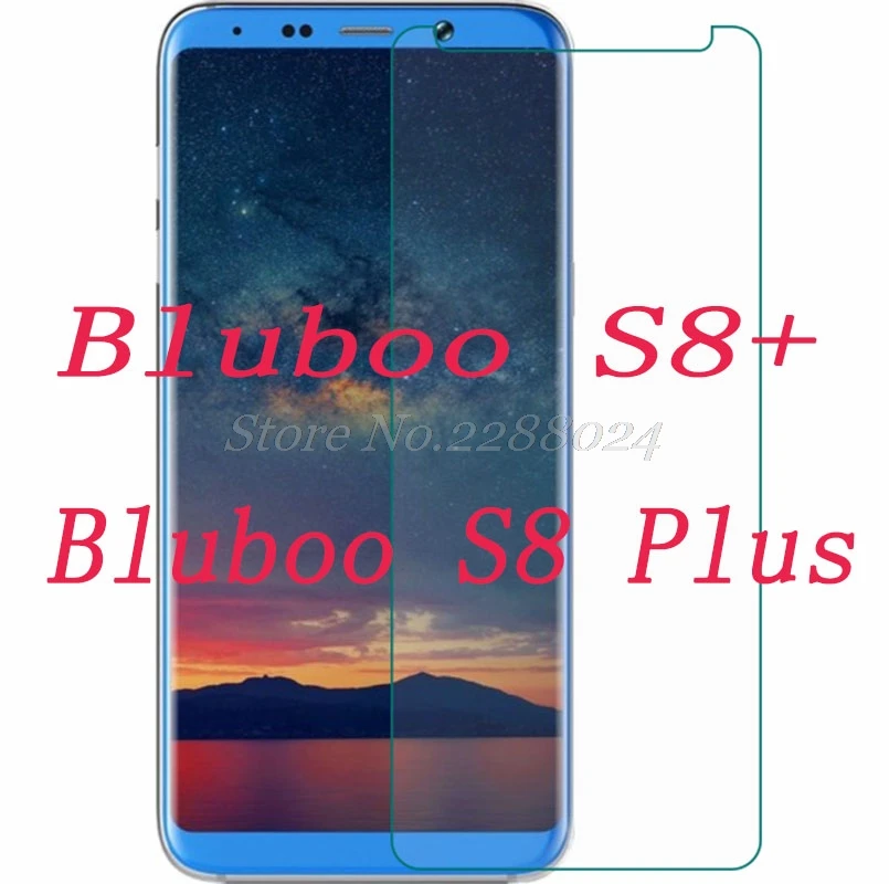 

Smartphone 9H Tempered Glass for Bluboo S8+ S8 Plus S8Plus 6" Explosion-proof Protective Film Screen Protector cover phone