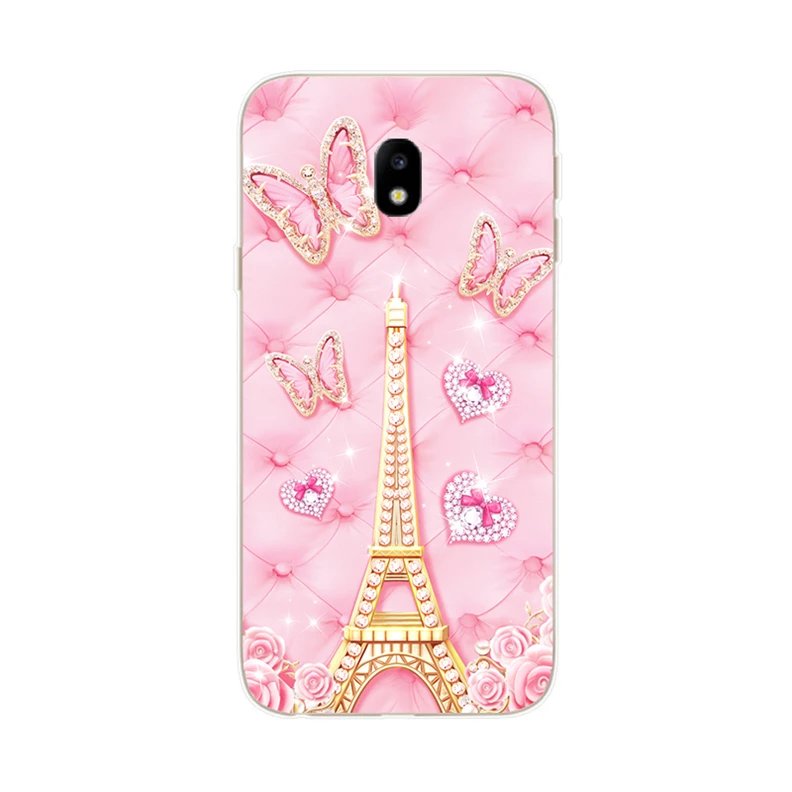 Silicone Cover For Samsung J3 2017 Case 5.0" Printing Cute Soft TPU Back Galaxy J 3 330 F Phone bags Capa |