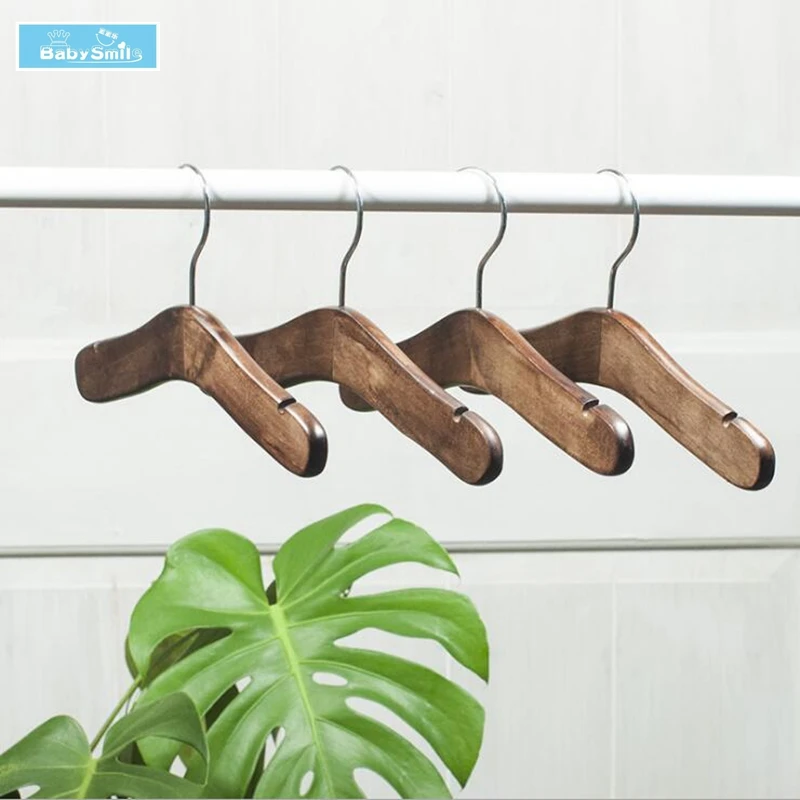 Маленький размер деревянная вешалка для одежды детской и шкаф хранения