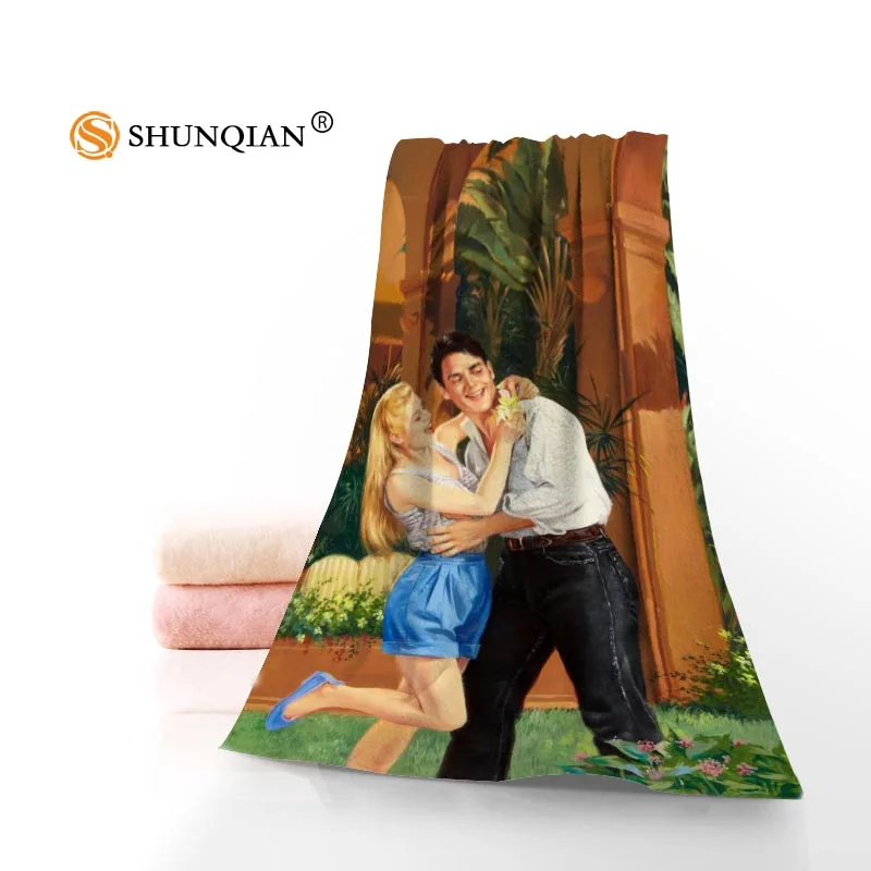 Пользовательское Гил Elvgren pin-up girls 35x75 см 70x140 полотенце s Facecloth банное из микрофибры
