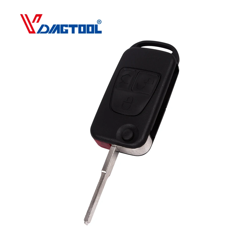 VDIAGTOOL откидной Чехол для автомобильного ключа с 3 кнопками Mercedes Benz ML C CL S SL SEL