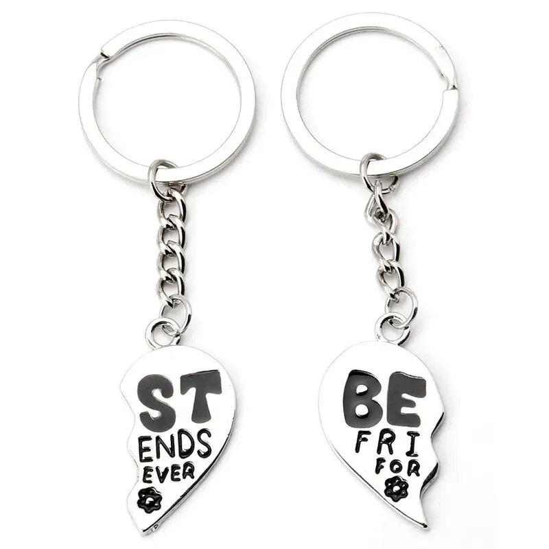 Лучшие друзья навсегда сердце брелок 2 половинки от|Брелоки| |