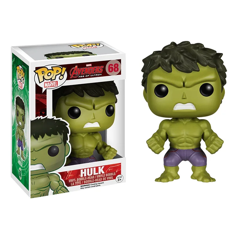 Funko pop Marvel Мстители Железный человек Тор Халк Черная пантера ПВХ фигурка Коллекция Модель игрушки для детей Рождественский подарок