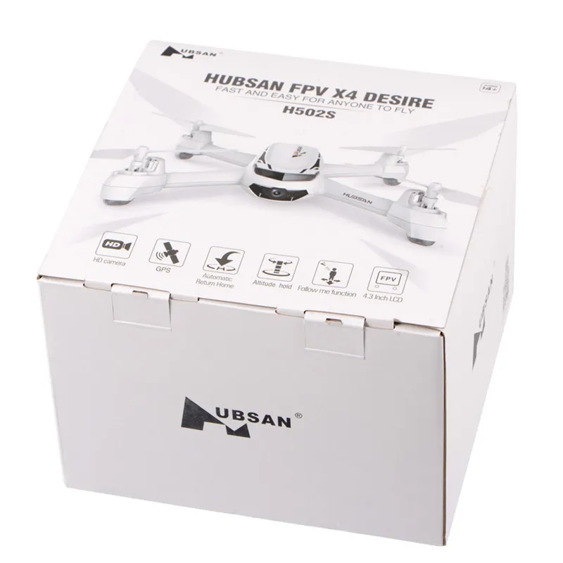 Hubsan X4 H502S 4 осевой Квадрокоптер 5 8G GPS Дрон с 720P HD камерой RTF 2 4G FPV передатчик 3