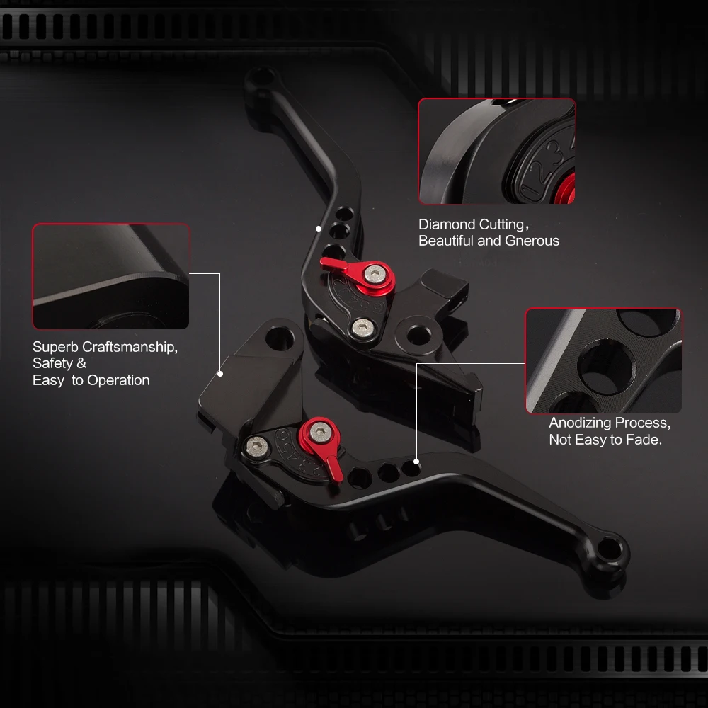 Короткий регулируемый алюминиевый рычаг тормоза сцепления CNC для Yamaha XT660 XT660R XT660X