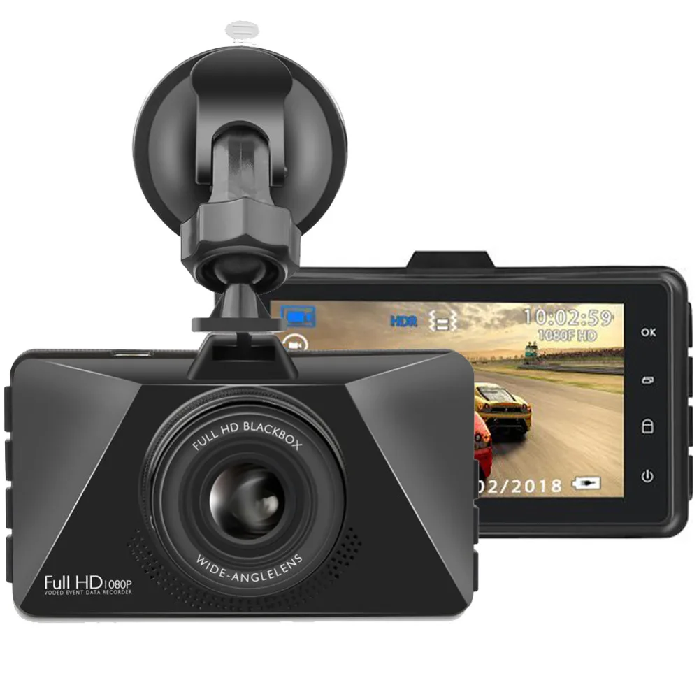 Автомобильный видеорегистратор Full HD 1080P 3 дюйма IPS 170 градусов|Видеорегистраторы| |