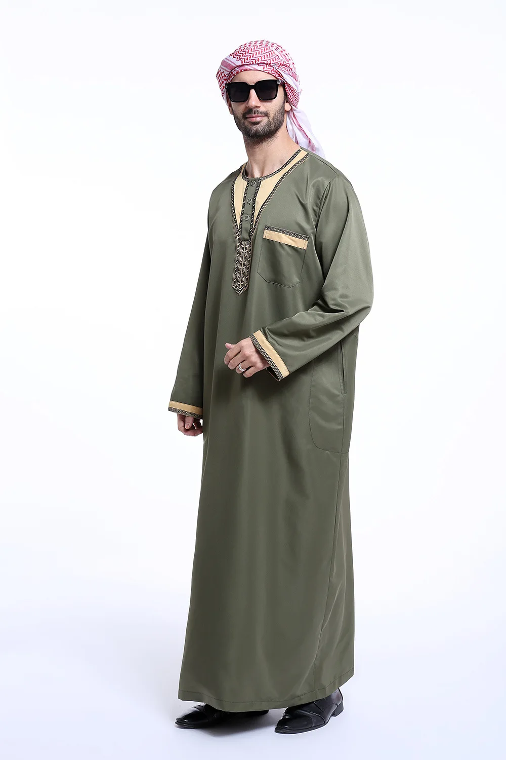 Arab jubba tobe Musulman Арабская абайя платье с длинными рукавами Arabe Саудовская Аравия