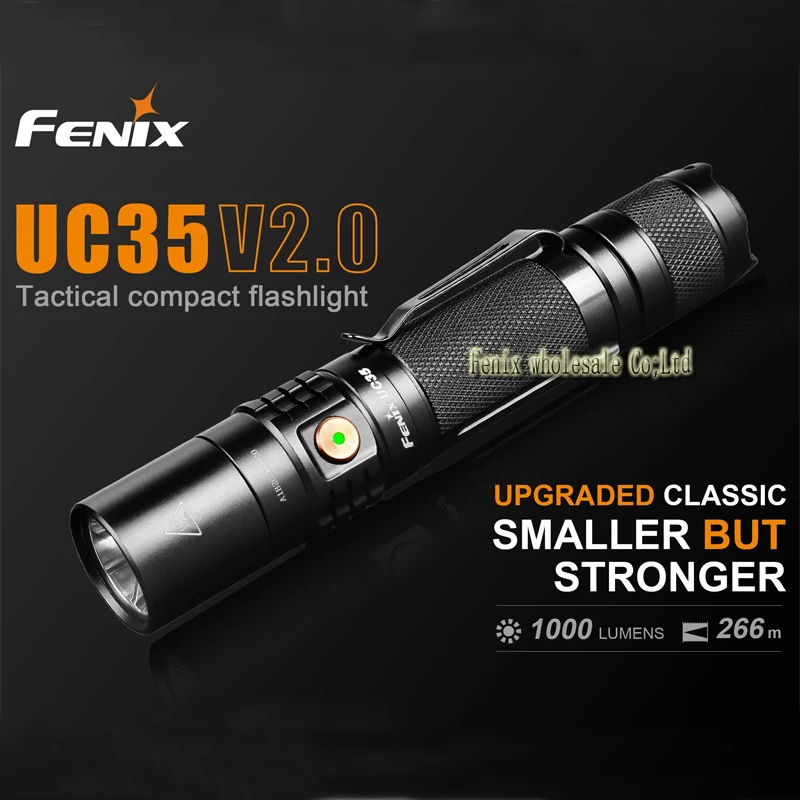 2018 Новый Fenix UC35 V2.0 CREE XP L HI V3 светодиодный фонарик 1000 люмен дальность