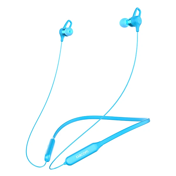 blue headphone Dacom GH01, беспроводные наушники с басами, гарнитура, магнитные Bluetooth наушники, спортивные наушники с громкой связью для мобильного телефона - Цвет: blue headphone