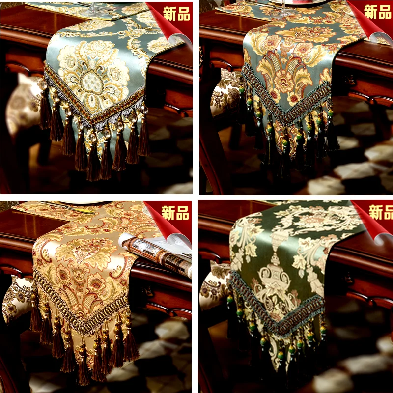 

Hot sales! Luxury Fashion Table Runner Placemat Table Flag Placemat Tablecloth Wedding Banquet Table Decor Cloth Custom Made D