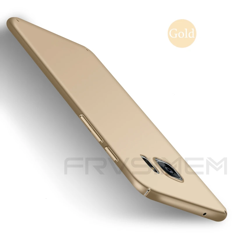 FRVSIMEM Case Cover For Samsung GALAXY S7 G930 G930f edge G935 G935f Matte Back Full Protector Cases Hard PC Capa Funda |
