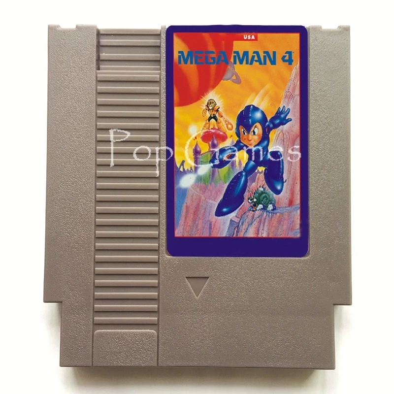 Игровой картридж Mega Man 4 Megaman 72-контактный игровой Картридж для 8-битной консоли