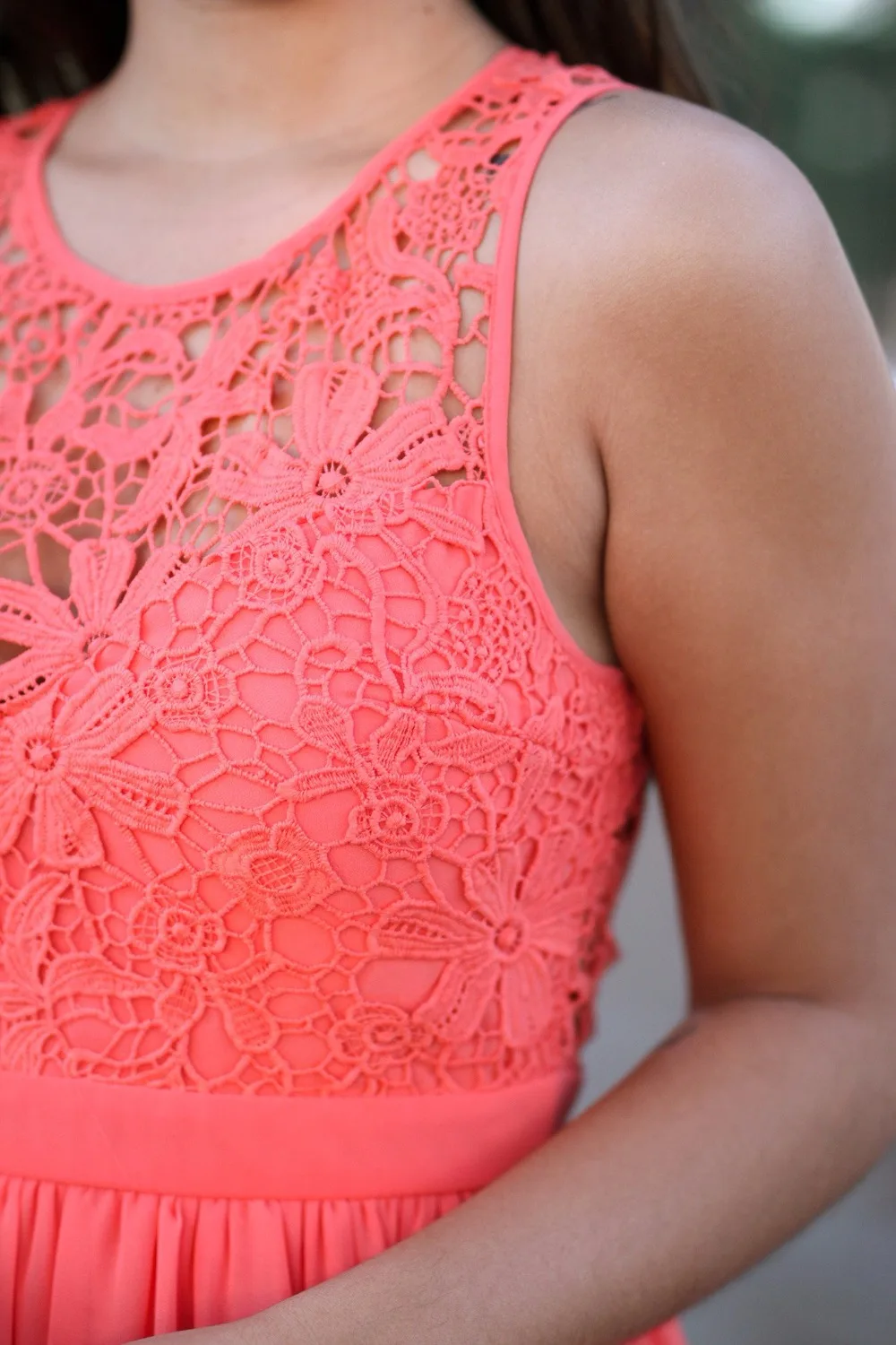 2019 новый коралловый пляжное платье для подружки неветы Длинные без рукавов