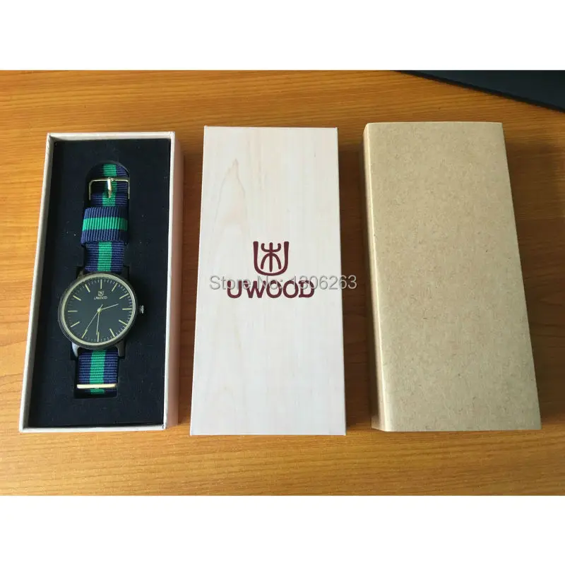 Модные круглые стильные мужские Кварцевые Регулируемые деревянные наручные