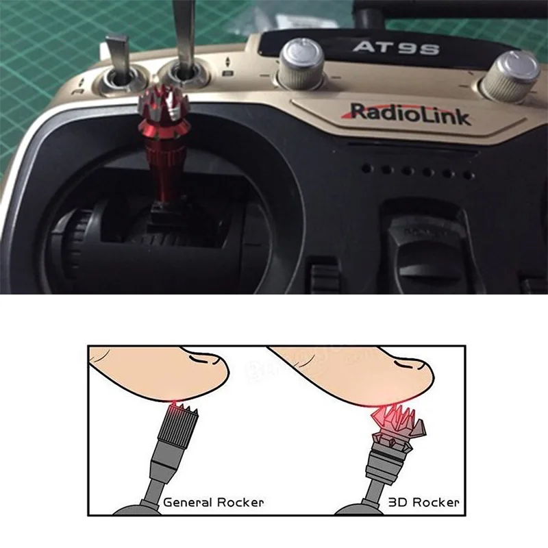 1 комплект пульт дистанционного управления 3D Rockers FPV RC 3 м противоскользящая
