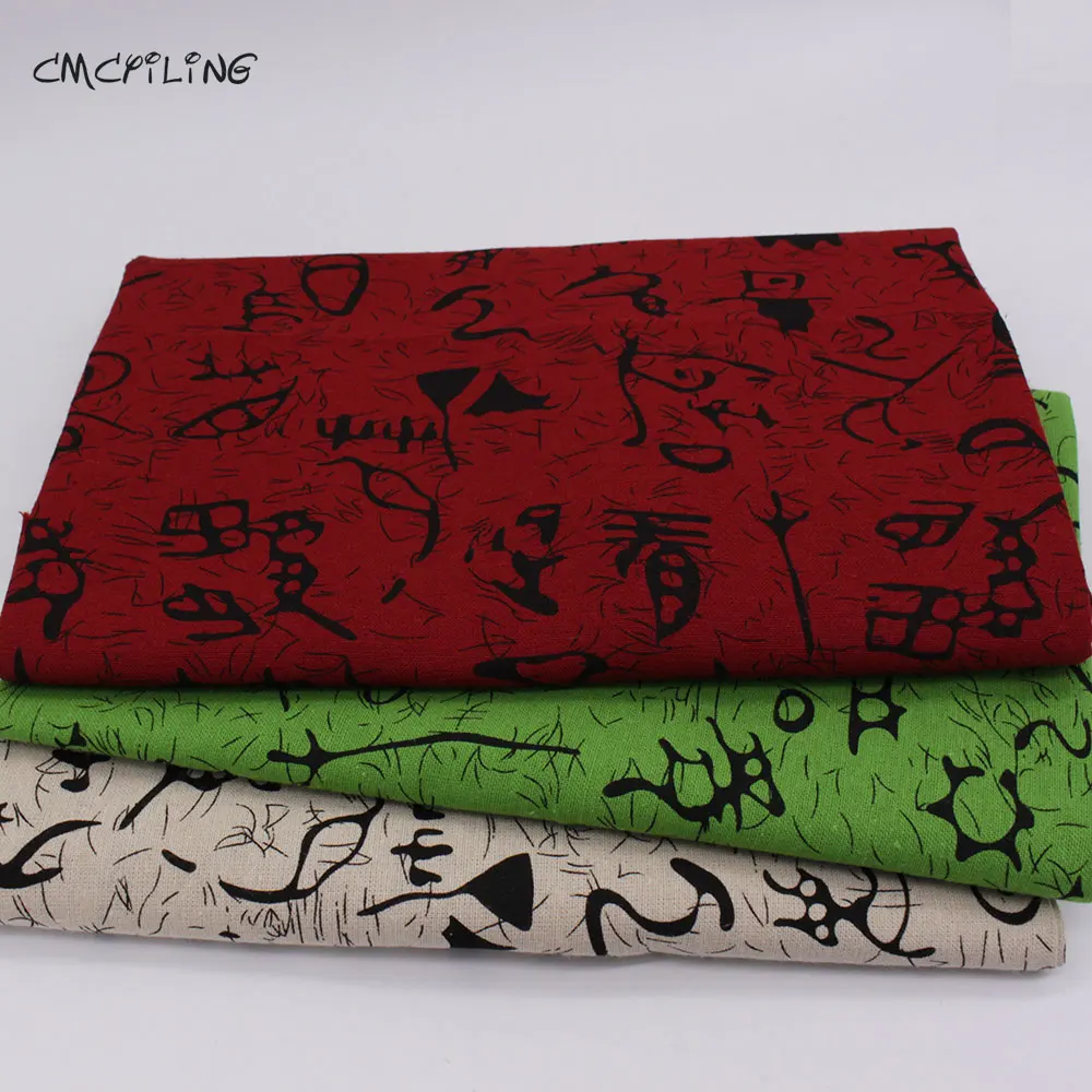 Ткань Oracle с принтом льняная хлопковая ткань для лоскутного шитьё подушки