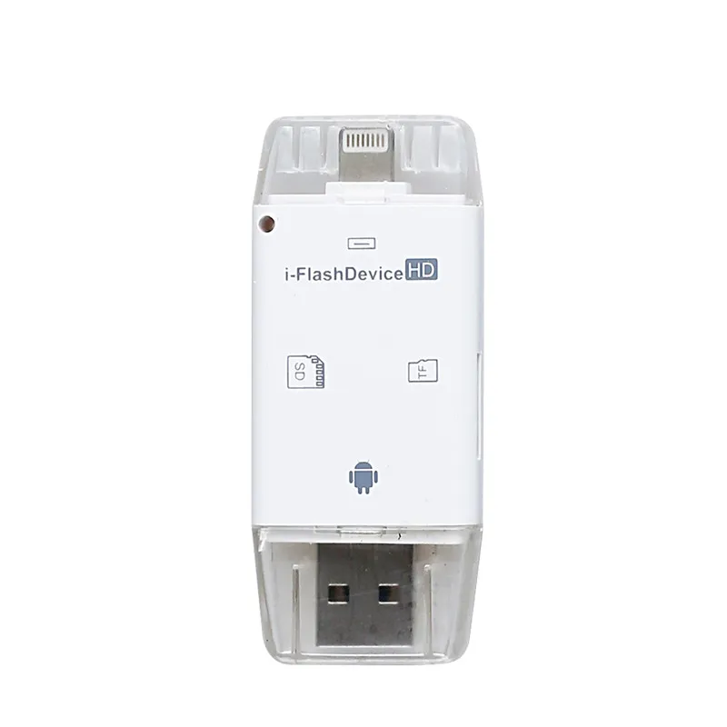 LL TRADER TF USB память и Micro SD кард-ридер адаптер i-Flash Drive мульти-карта OTG ридер для iPhone 5/5S/5c 6/Andriod/PC
