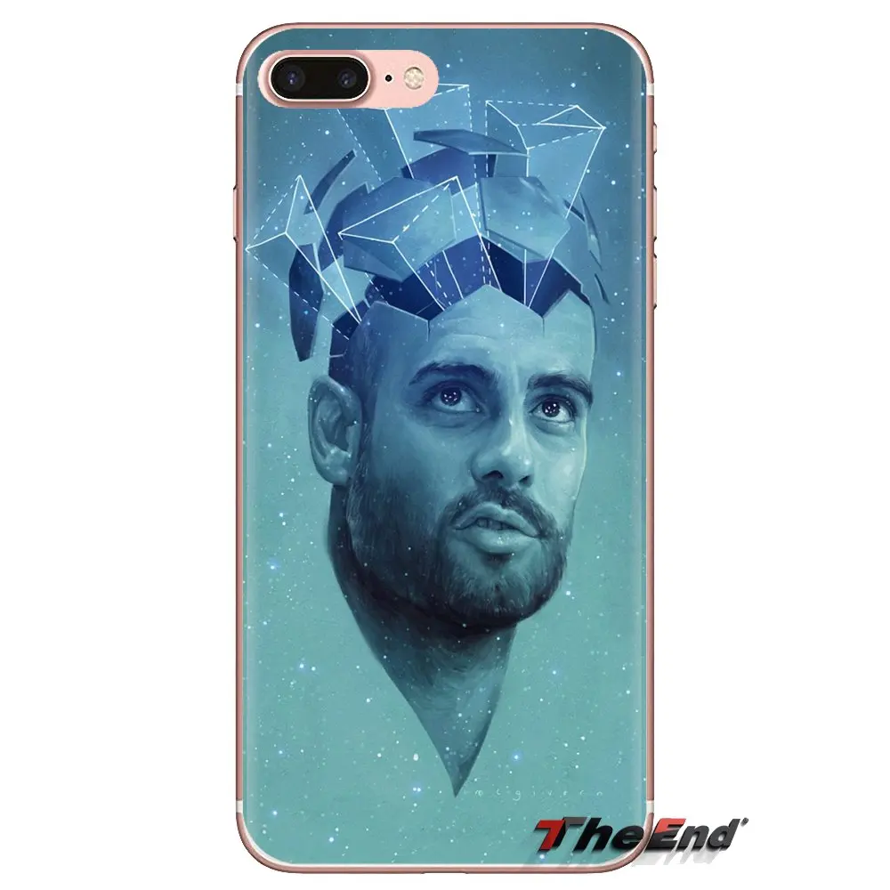 Прозрачный чехол из ТПУ для Samsung Galaxy S3 S4 S5 Mini S6 S7 Edge S8 S9 S10 Plus Note 3 4 5 8 9 World Soccer Coach Pep