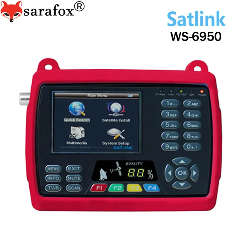 Satlink WS 6950 3.5 дюймов цифрового спутникового сигнала Finder метр WS6950 лучше Sathero