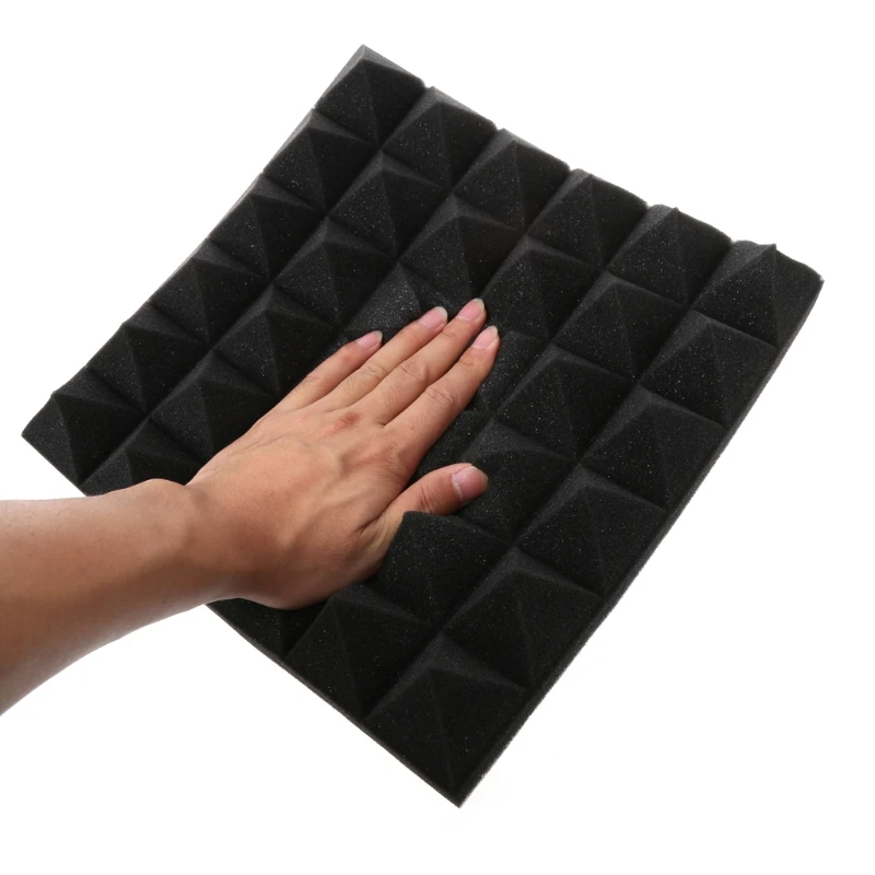 OOTDTY 30x30x5 см звукоизоляция пена Студия Акустическая обработка звука поглощение