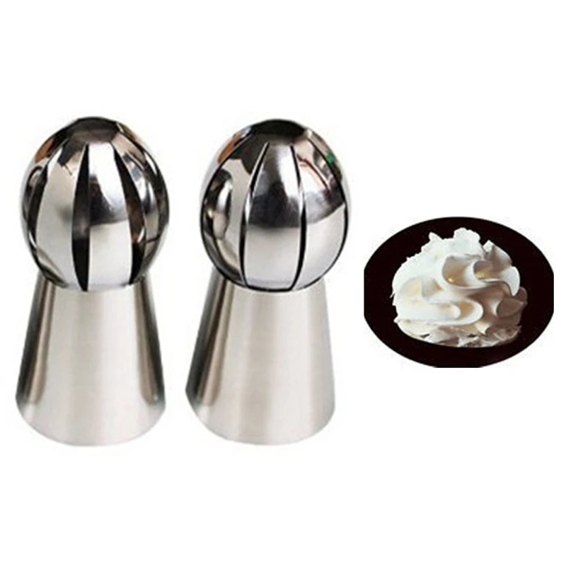 Новинка 2 шт./компл. сферические наконечники для глазировки на русском языке