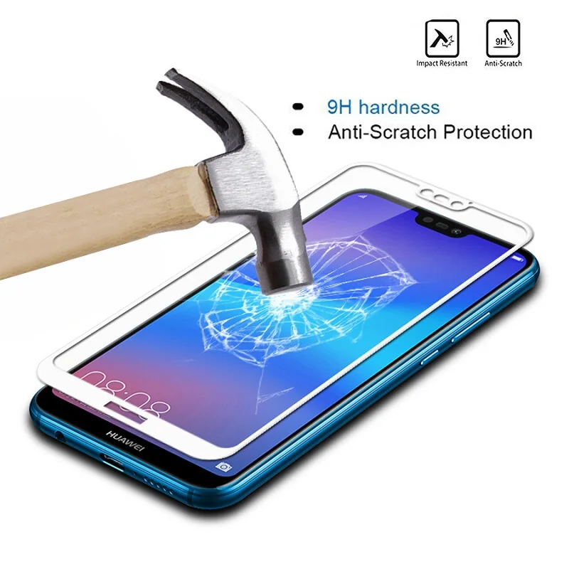 Полное покрытие защитное стекло для Huawei P20 Lite Pro P Smart Mate 10 P10 P9 P8 2017 пленка экрана из